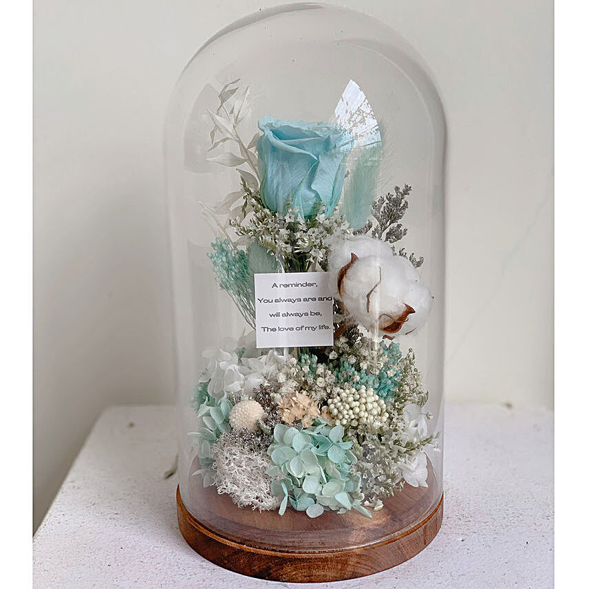 Unique Dried Flower Dome Gift