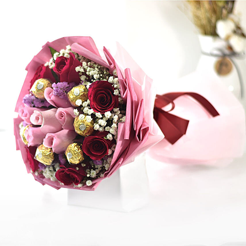 Simply Perfect Chocolatey Flower Bouquet