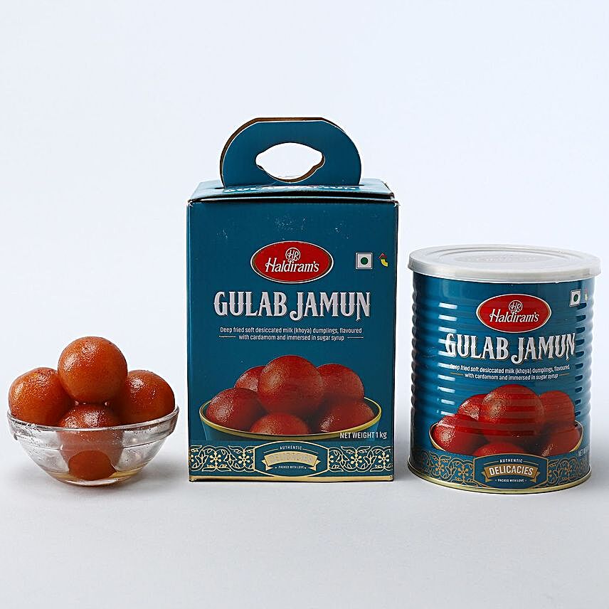 Haldirams Gulab Jamun 1 Kg For Diwali:Send Sweets to Indonesia