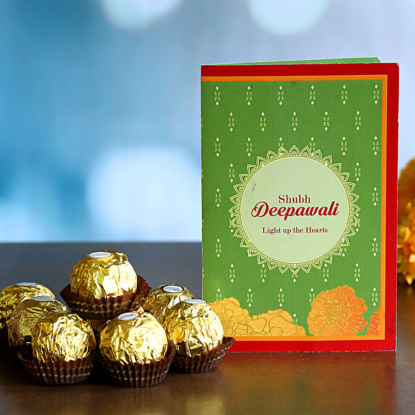 Greeting Card With Ferrero Rocher