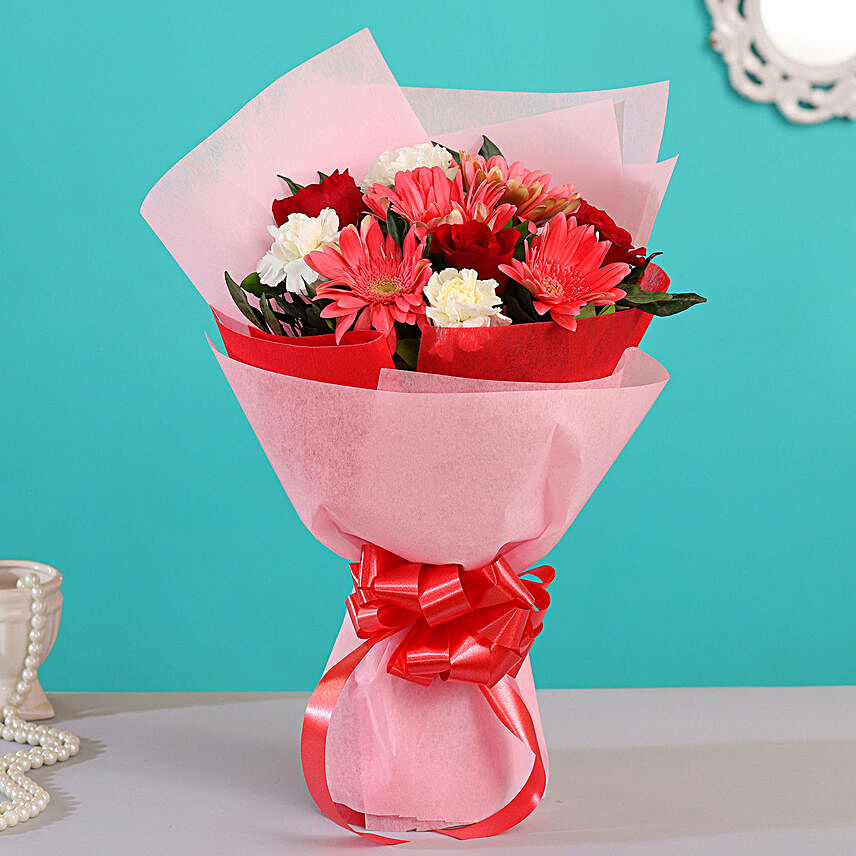 Exotic Flowers Bouquet:Rakhi Gifts to Sister in Indonesia