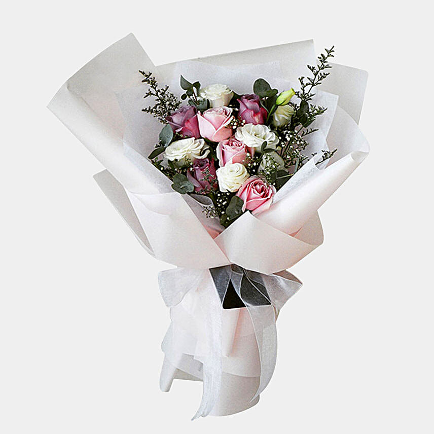 10 Sweet Desire Flower With I Love You Balloon