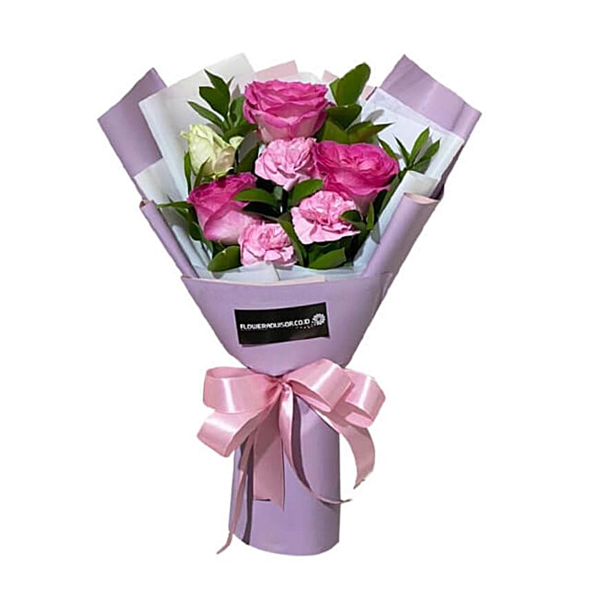 Blissful Mixed Flowers Bouquet