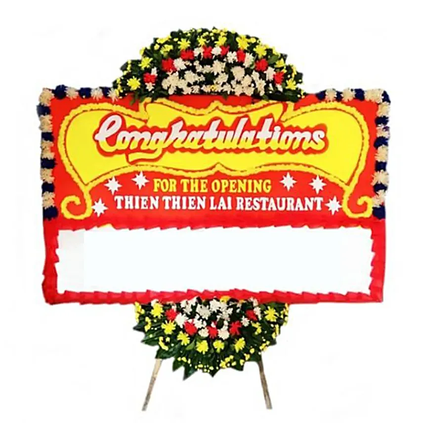 Dazzling Flower Board Arrangement