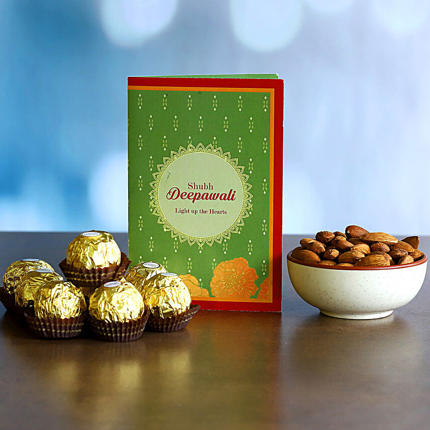 Diwali Celebration Diyas And Delicious Treats