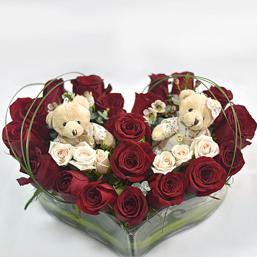 Heres My Heart Flower Box
