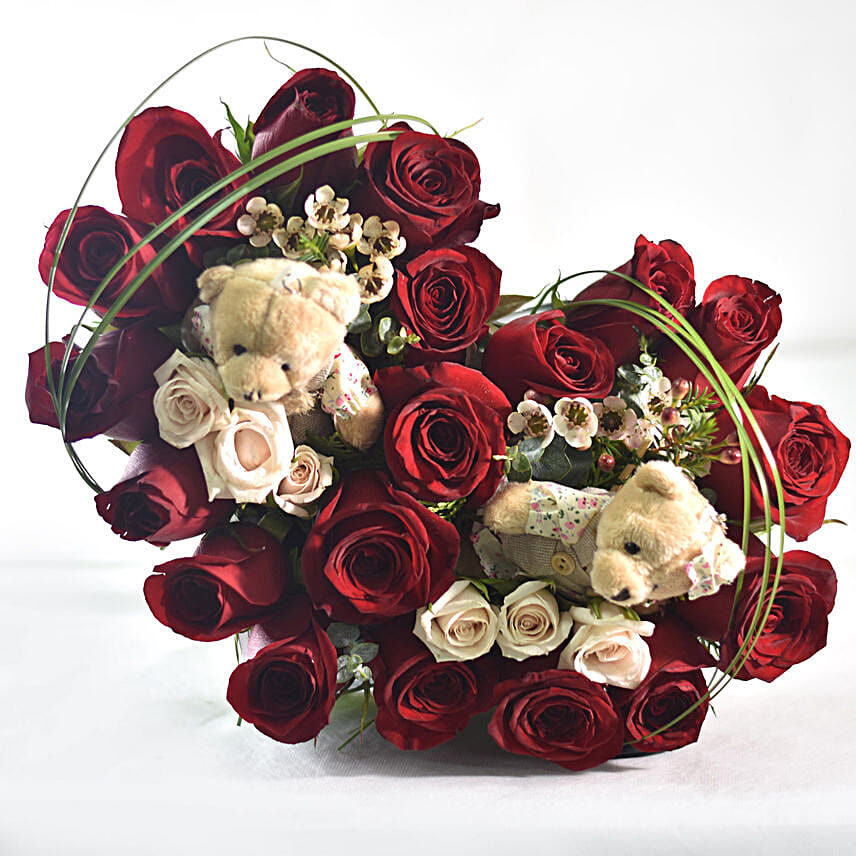Heres My Heart Flower Box