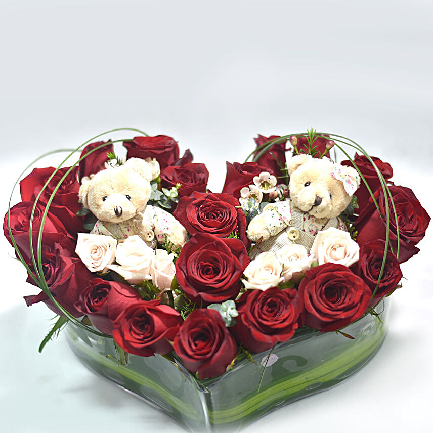 Heres My Heart Flower Box