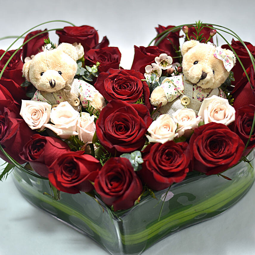 Heres My Heart Flower Box