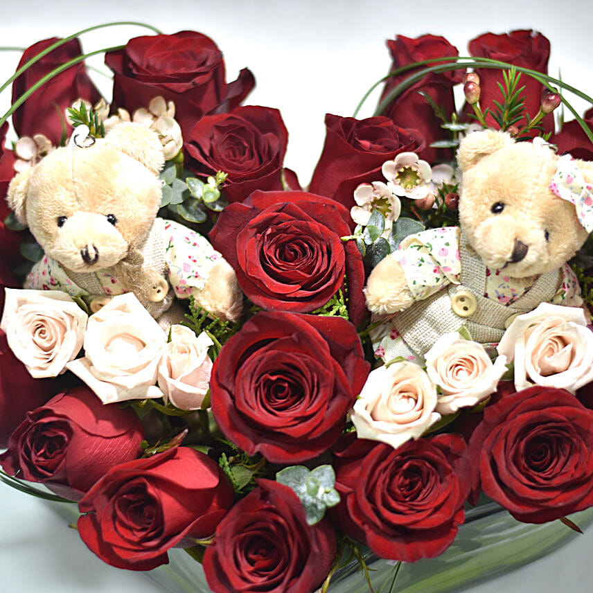 Heres My Heart Flower Box