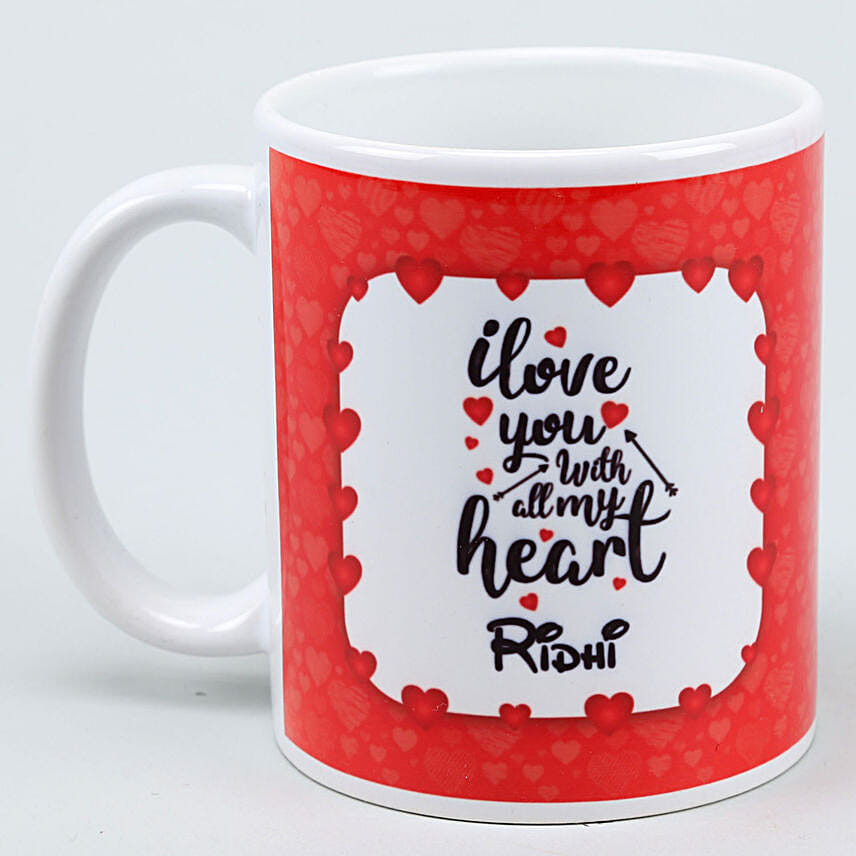 I Love You Personalised Mug
