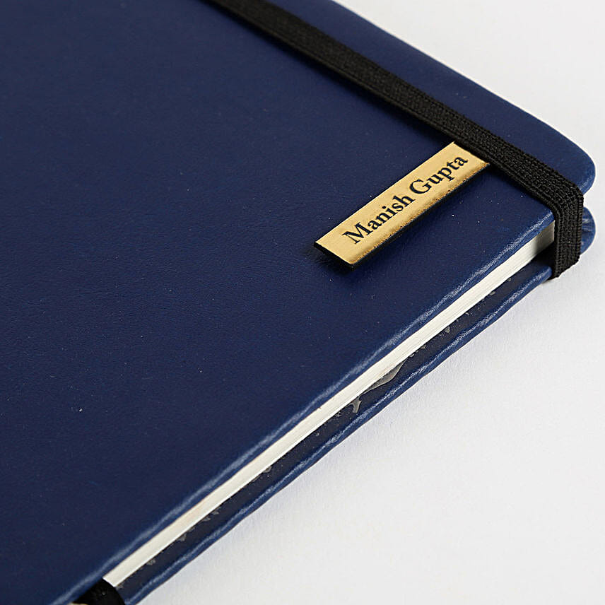 Personalized Blue Notebook