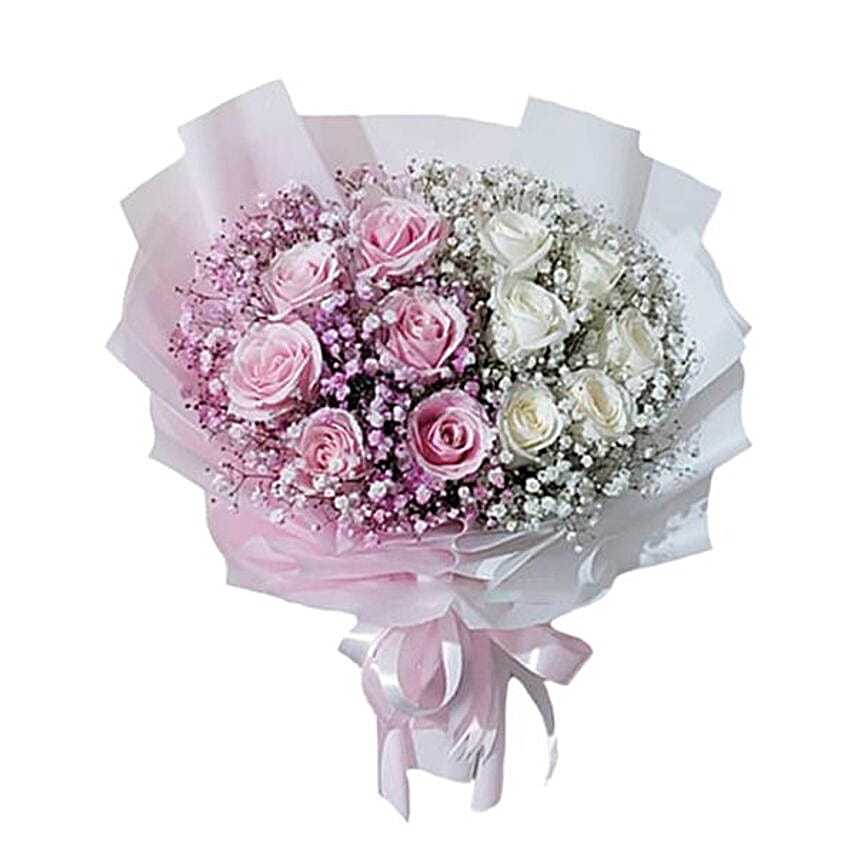 Shades Of Love Rose Bouquet