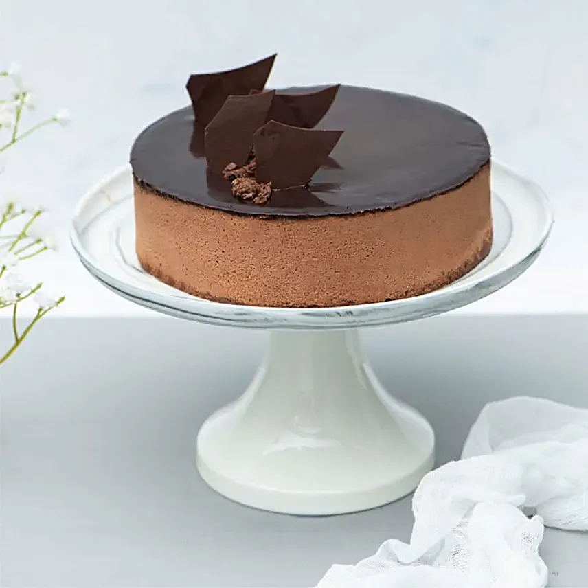 Soft Coloured Tulips & Divine Chocolate Cake