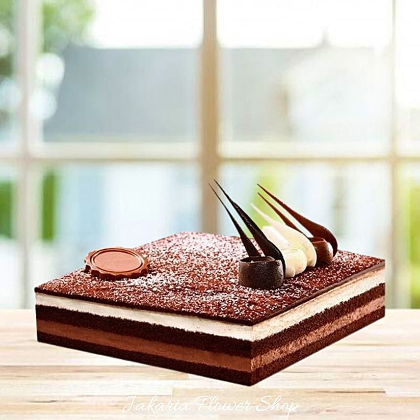 Tempting Choco Vanilla Cake