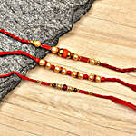 Colorful Beads Rakhi Set of 3