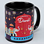 Diwali Elephant Personalised Mug