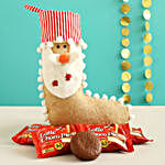Choco Pie In Cute Santa Stocking