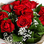 Bunch Of Ravishing Red Roses