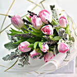 Lovely Pink Tulips Bunch