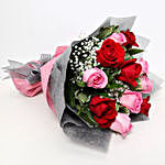 Pink And Red Roses Grand Bouquet