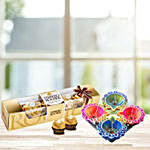 Ferrero Rocher Box And Traditional Diyas