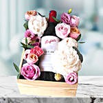 Red Wine And Roses Box