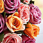 Beautiful Mixed Roses Vase Arrangement