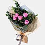 Pink Roses Passion Bunch