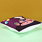 Personalised Caricature Birthday Cushion