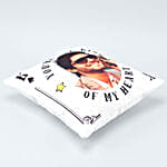 Personalised You Are The King Cushion