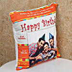 Happy Bday Personalized Cushion