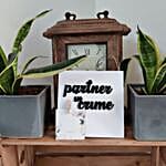 Personalised Partner In Crime Clip Frame