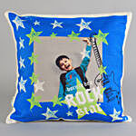 Sneh Cricket Bat Kids Rakhi and Personalised LED Cushion