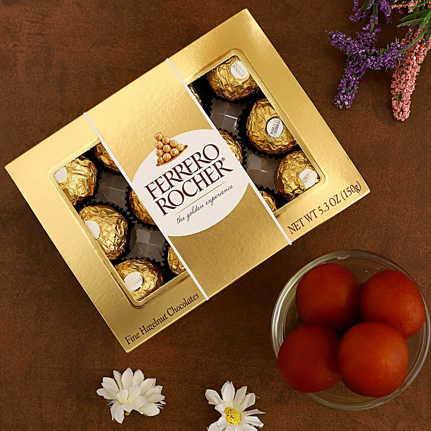 Ferrero Rocher And Gulab Jamun Combo:Send Gifts to Ireland