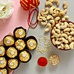 Bhai Dooj Celebration Ferrero Rocher And Cashews Combo