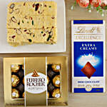 Ferrero Rocher With Lindt And Soan Papdi
