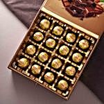 Om Namah Shivay Silver Rakhi And Chocolates