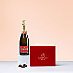 Velvet Elegance Champagne & Chocolates Set