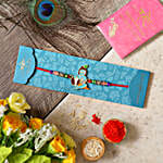 Bal Krishna Kids Rakhi And Personalised Bottle Combo