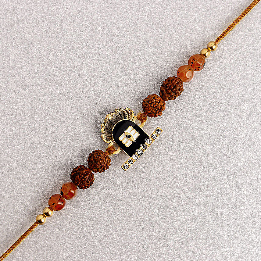 Blessings of Shiva Rakhi N Nuts Combo