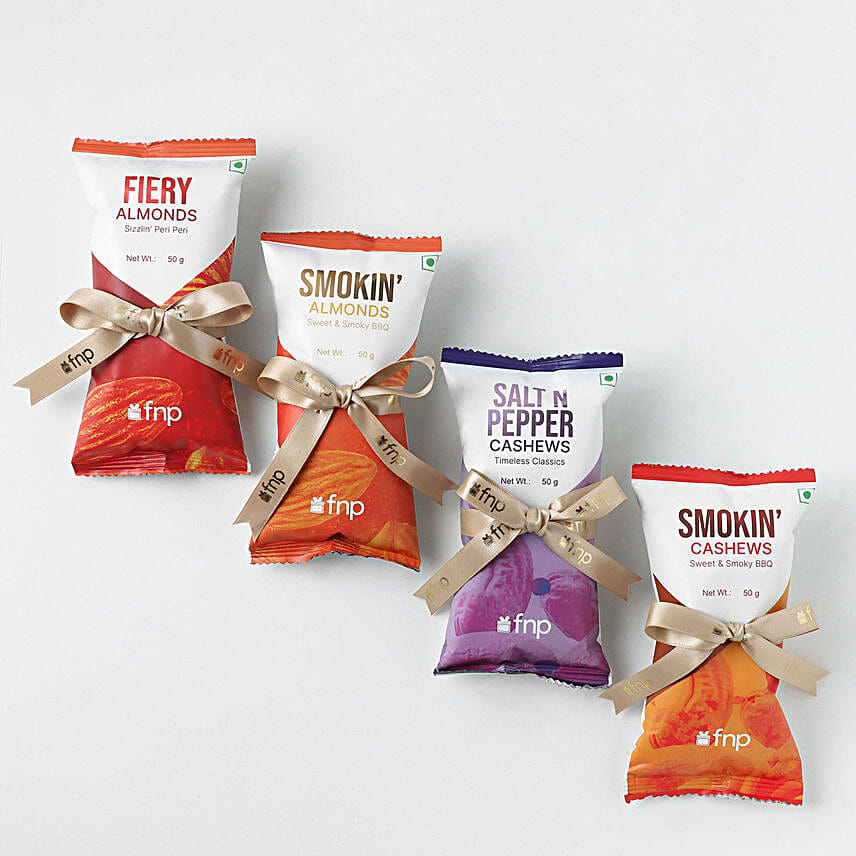 Feng Shui Guardian Evil Eye Bhaiya Bhabhi Rakhi Burst of Flavours Nuts Gift Set