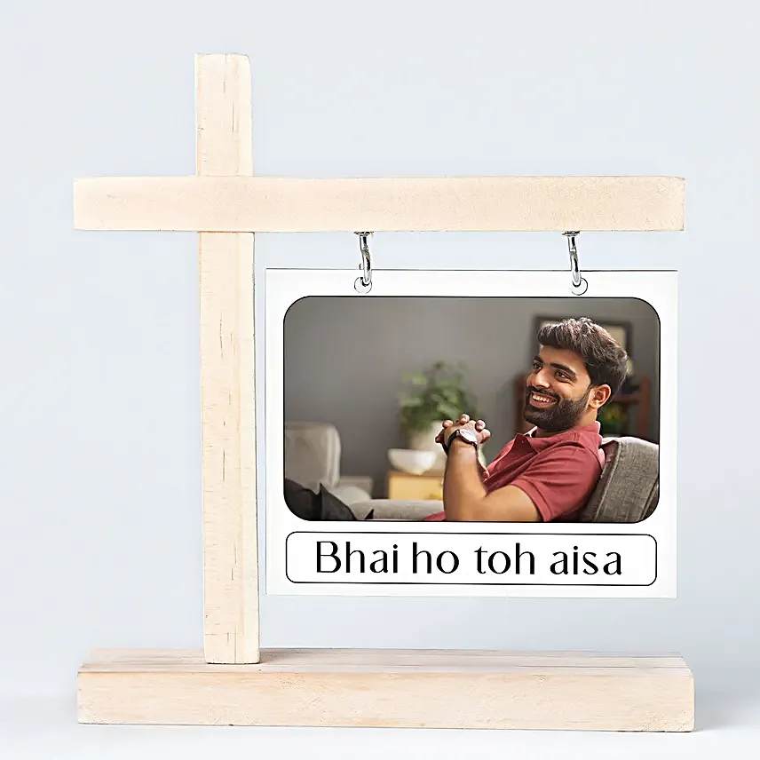 Forever Bond Rakhi N Personalised Bhai Frame