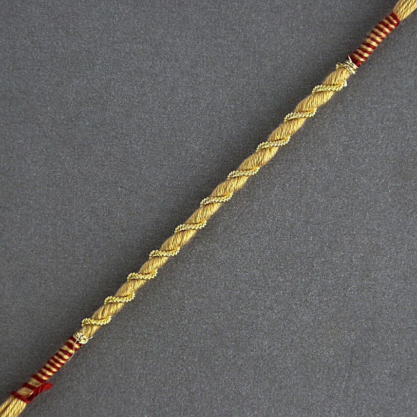 Intertwined Minimalist Dora Rakhi N Almond Soan Papdi