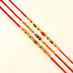 Sneh Wooden Beads Rakhi Set Of 3