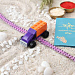 Lego Truck Rakhi N Words in the Air Space Game Gift Set