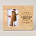 Sneh Cricket Bat Kids Rakhi and Personalised Photo Frame