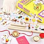 Iron Man Face Rakhi N Why Connect Game Gift Set