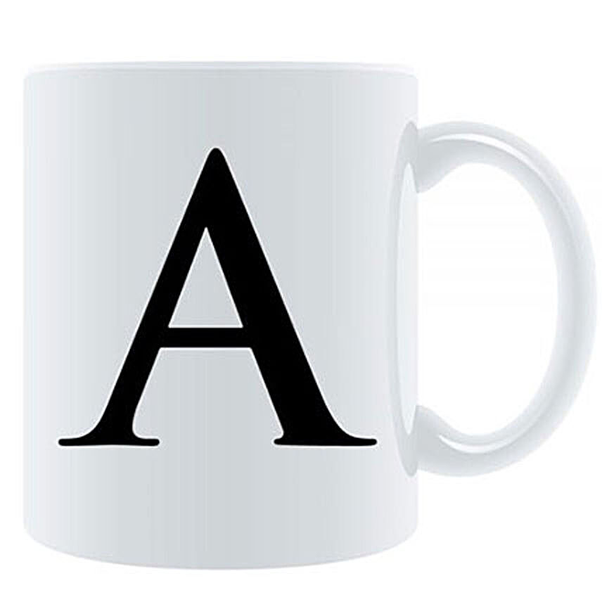 Name Initial Printed Mug:Corporate Gift Delivery in Kuwait