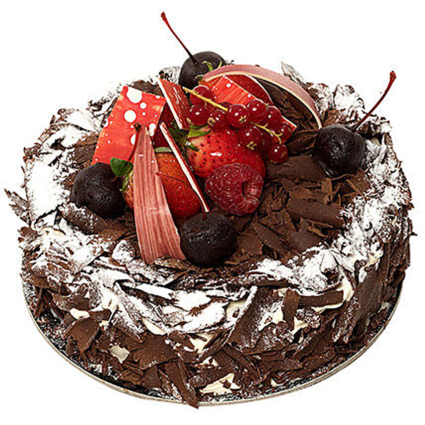 4 Portion Blackforest Cake:Christmas Gift Delivery in Kuwait
